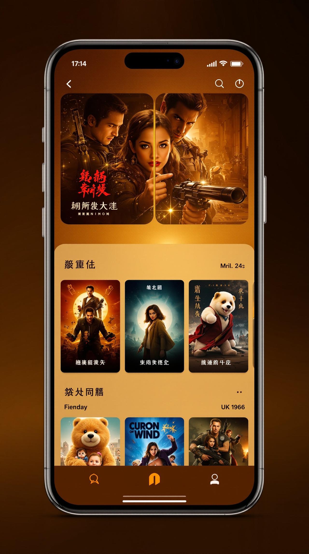 单身影院APP界面预览
